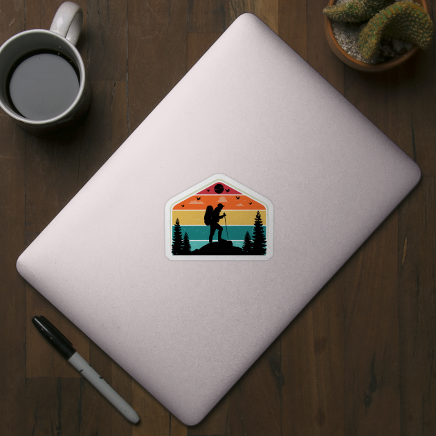 Retro Hiking Gift by The WYLD Tribe